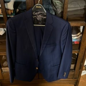 Size 38 short indochino blue suit